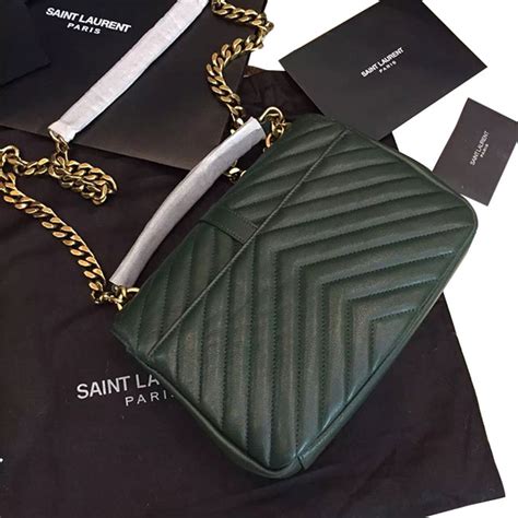 ysl double chain bag|YSL over the shoulder bag.